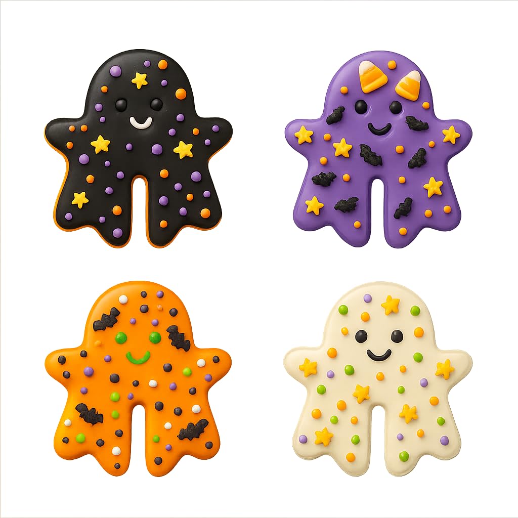 Spooky Mug Hugger Ghost Cookie Cutter & Stamp 4x3.7" for Baking & Fondant Clay