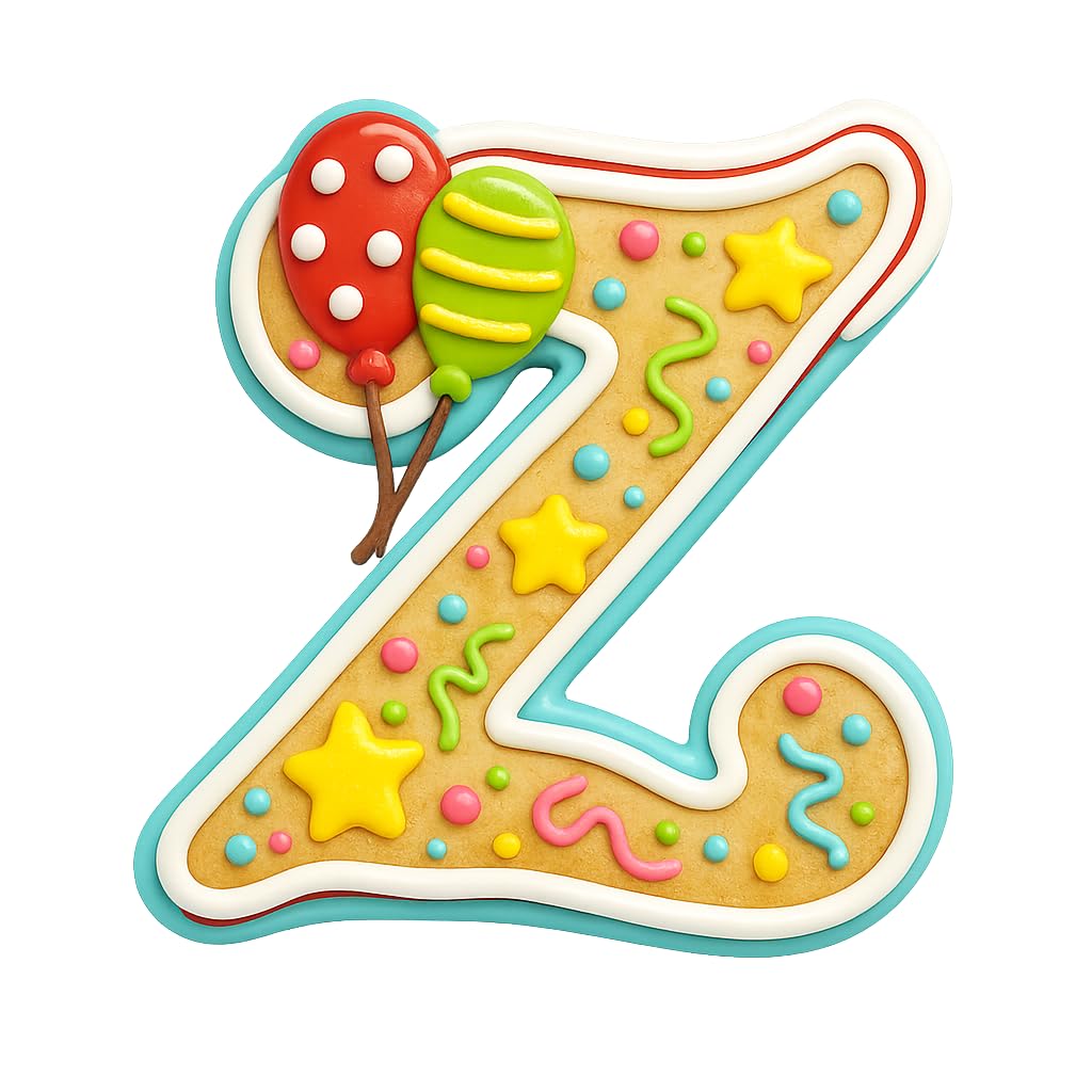 Fancy Cursive Letter Cookie Cutter - 4" Tall Alphabet Baking Mold (Random Color)