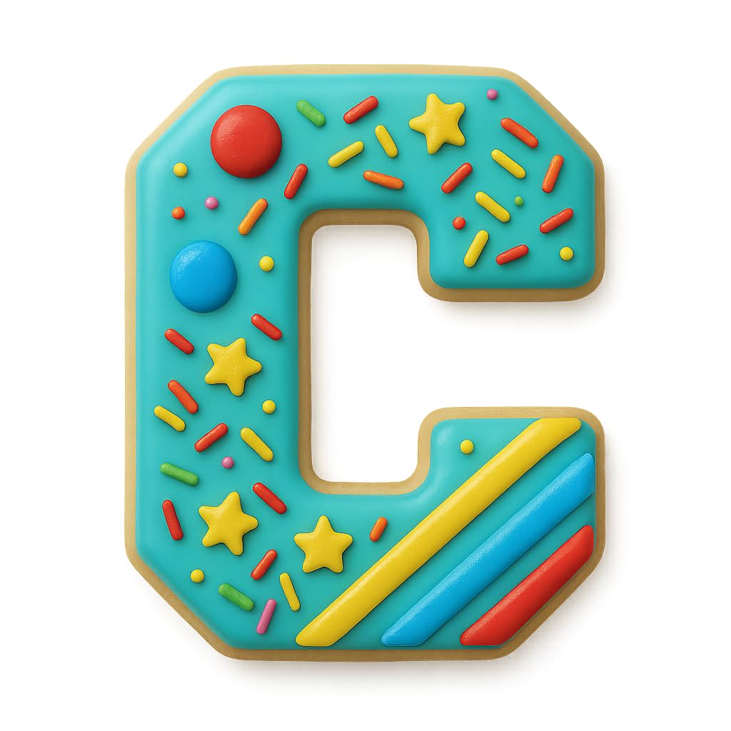 Mighty Gadget 3 inches Varsity Letters Cookie Cutters
