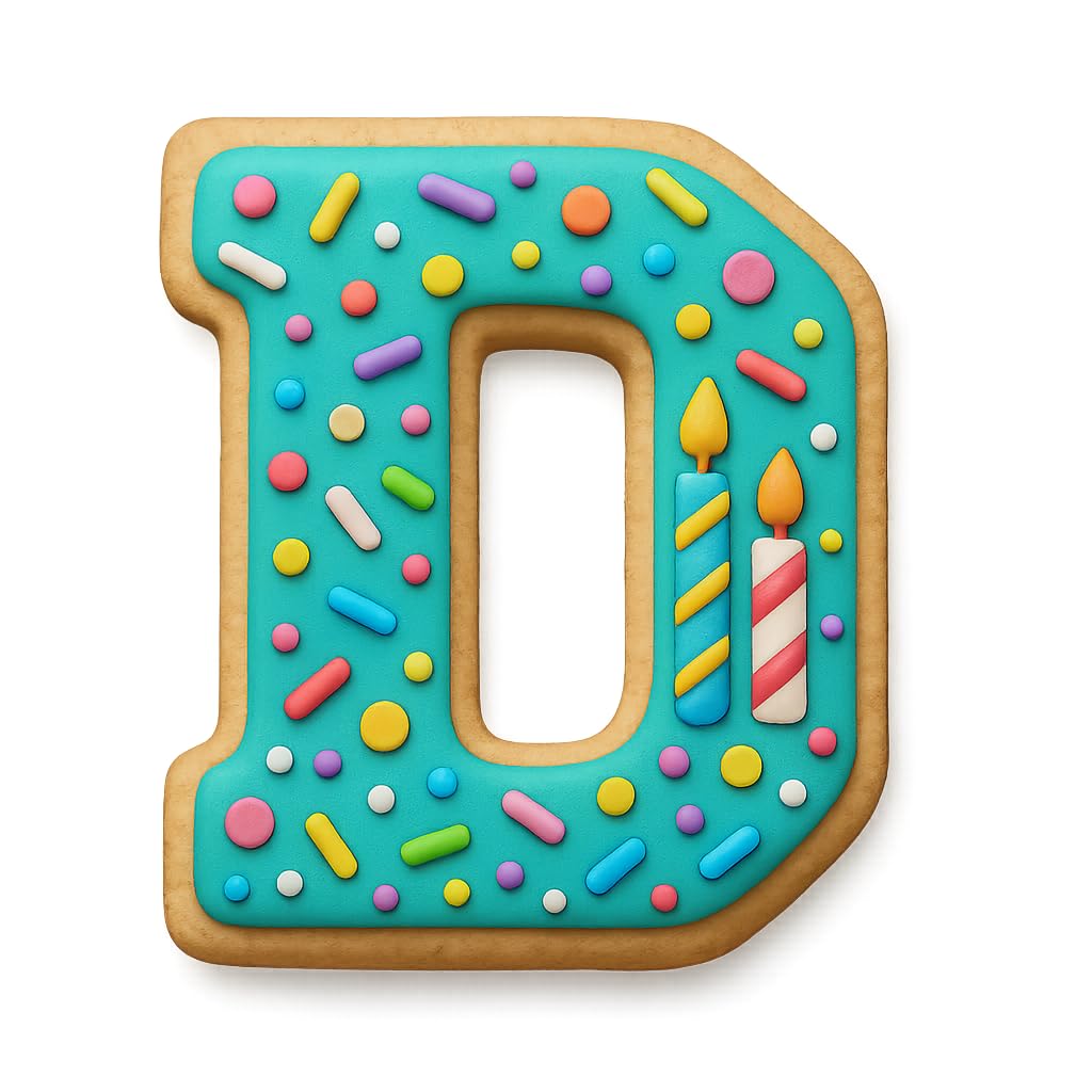 Mighty Gadget 3 inches Varsity Letters Cookie Cutters