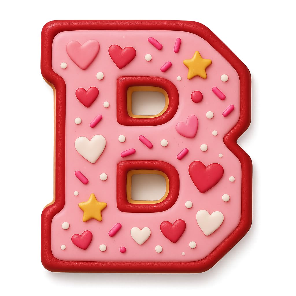 3" Varsity Letter B Cookie Cutter
