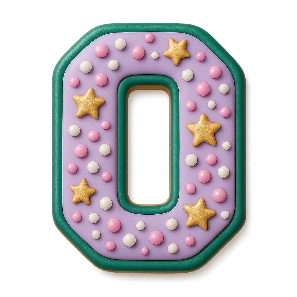 Mighty Gadget 3 inches Varsity Letters Cookie Cutters