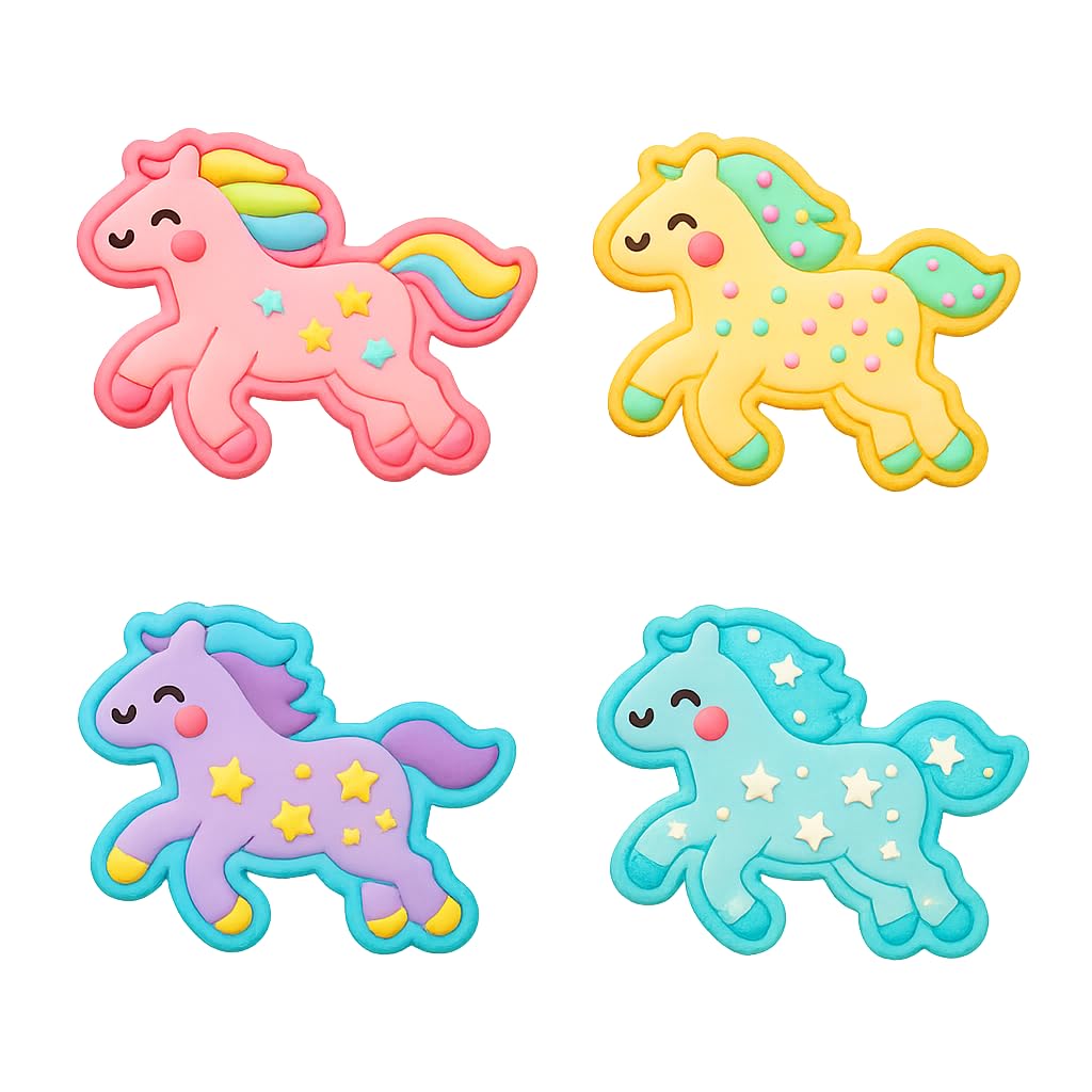 Horse Cookie Cutter & Stamp 4x3" for Baking & Fondant Clay Embosser Gifts