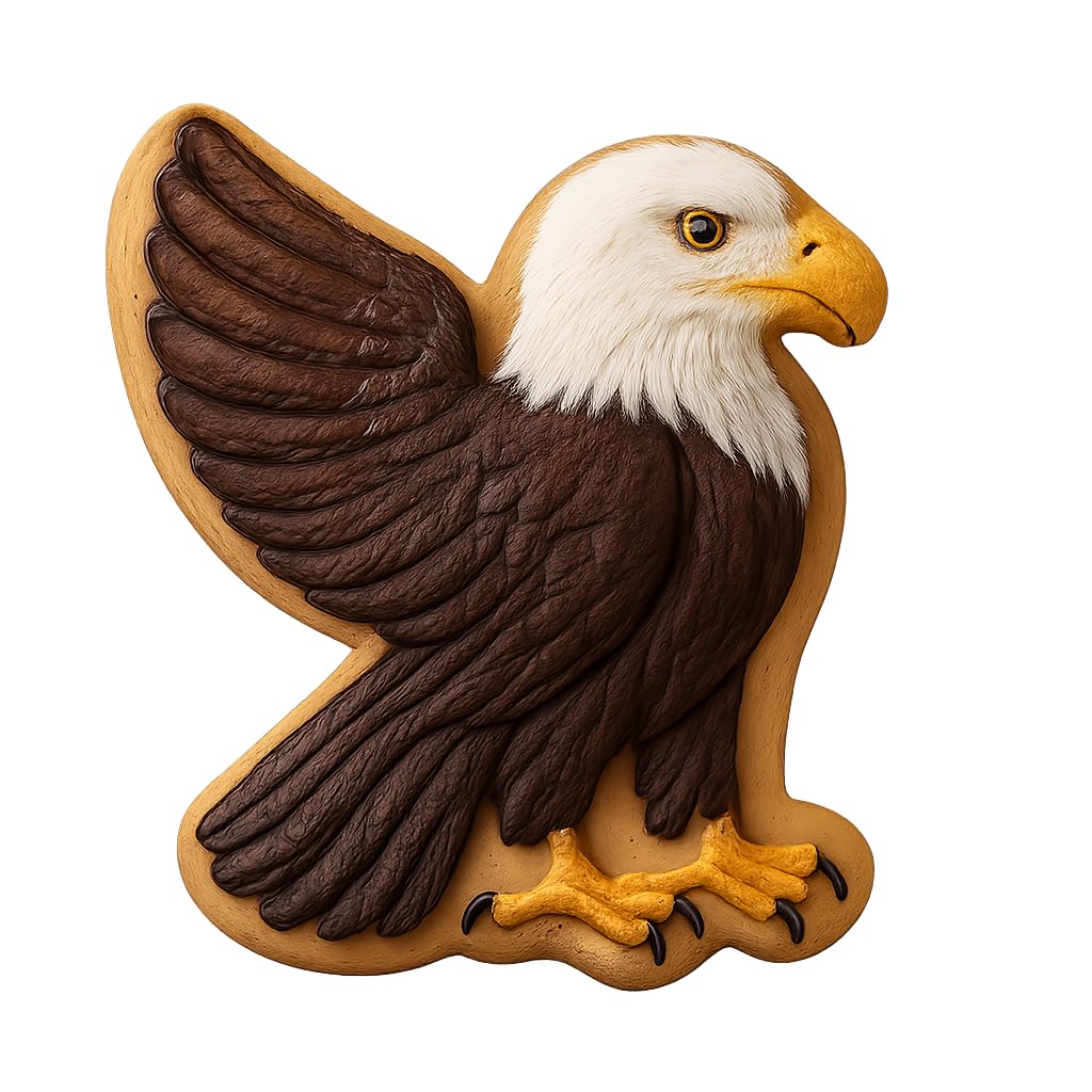 Majestic Eagle 412 Cookie Cutter - 4x3.2" Premium Baking Design