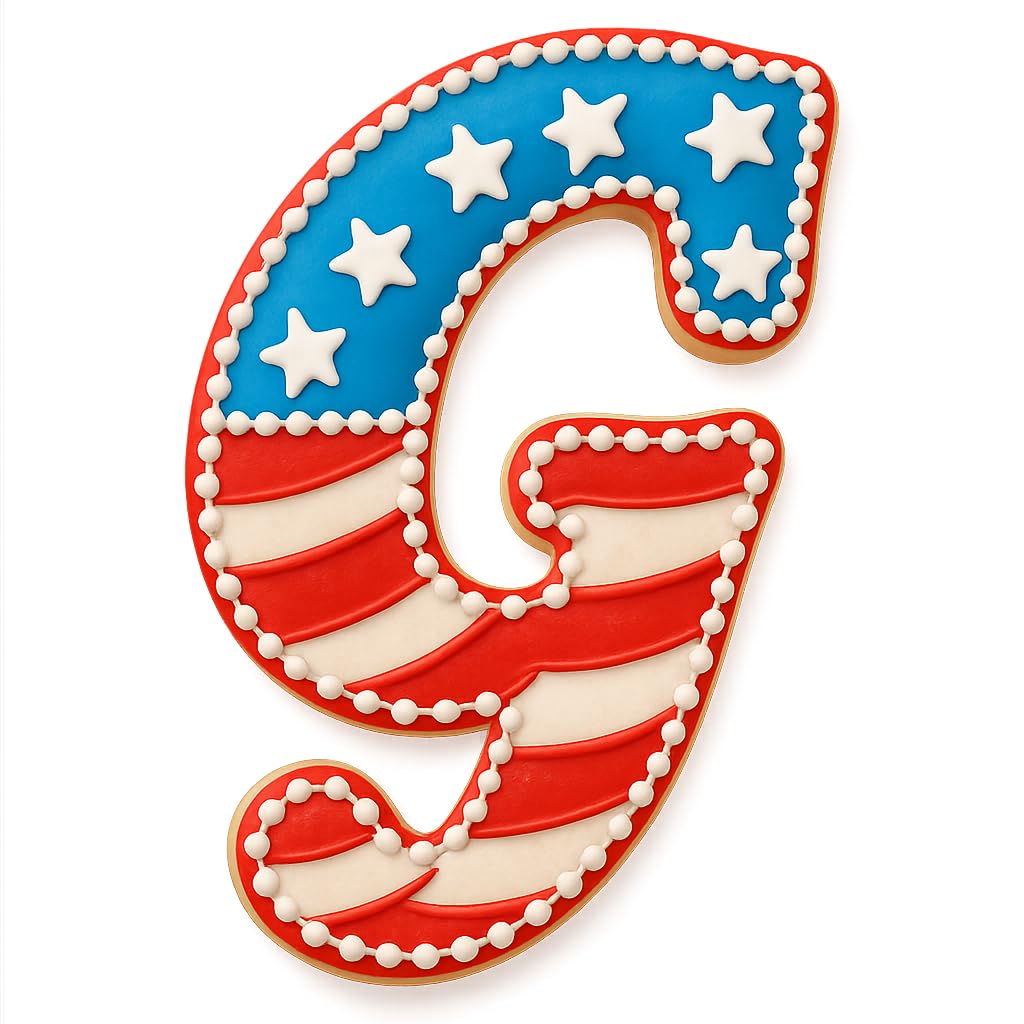 Cursive Letter G Cookie Cutter