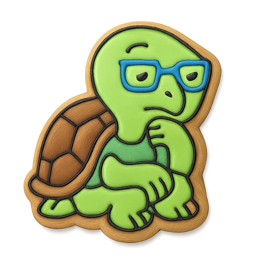 Wise Tortoise Cookie Cutter 4x3.2" Creative Kitchen Baking Tool