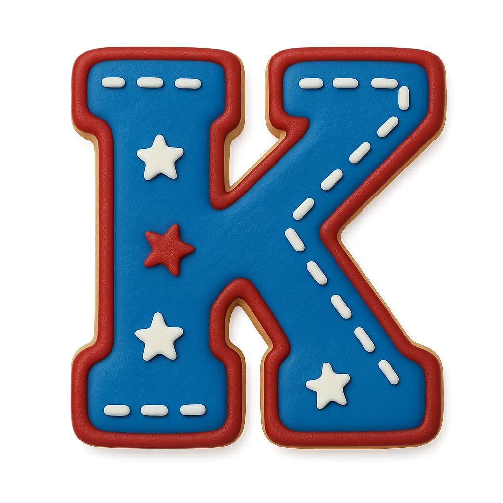 Mighty Gadget 3 inches Varsity Letters Cookie Cutters