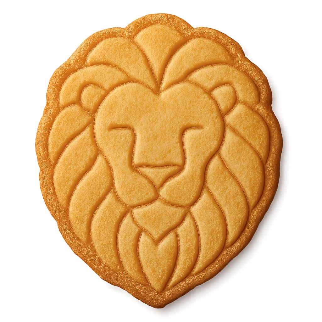 Majestic Mane Lion Cookie Cutter-4x3.5" Creative Kitchen Baking Tool
