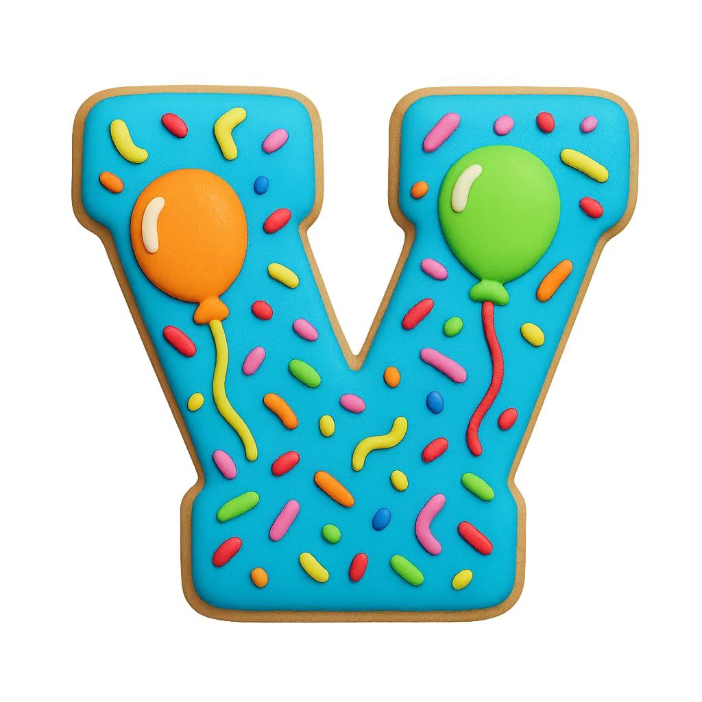 Mighty Gadget 3 inches Varsity Letters Cookie Cutters