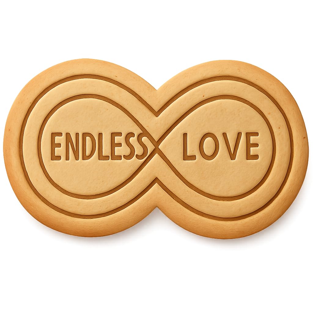 Endless Love Infinity Cookie Cutter - 4x2" Creative Kitchen Baking Tool
