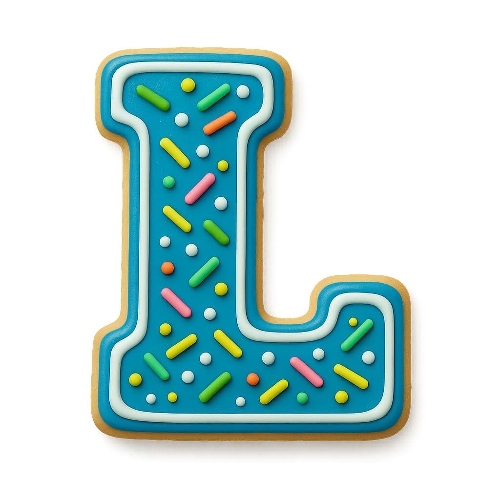 Mighty Gadget 3 inches Varsity Letters Cookie Cutters