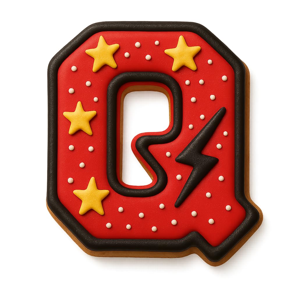Mighty Gadget 3 inches Varsity Letters Cookie Cutters