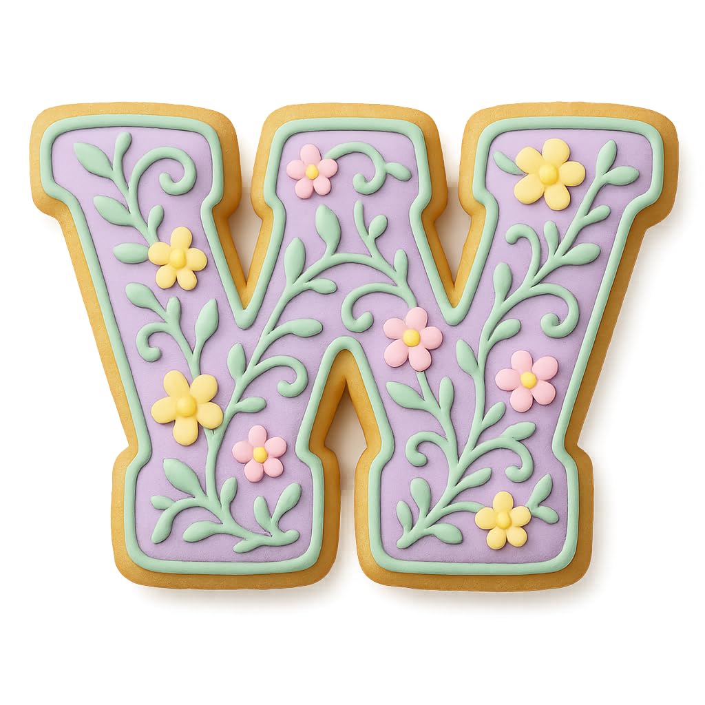 Mighty Gadget 4 inches Varsity Letters Cookie Cutters