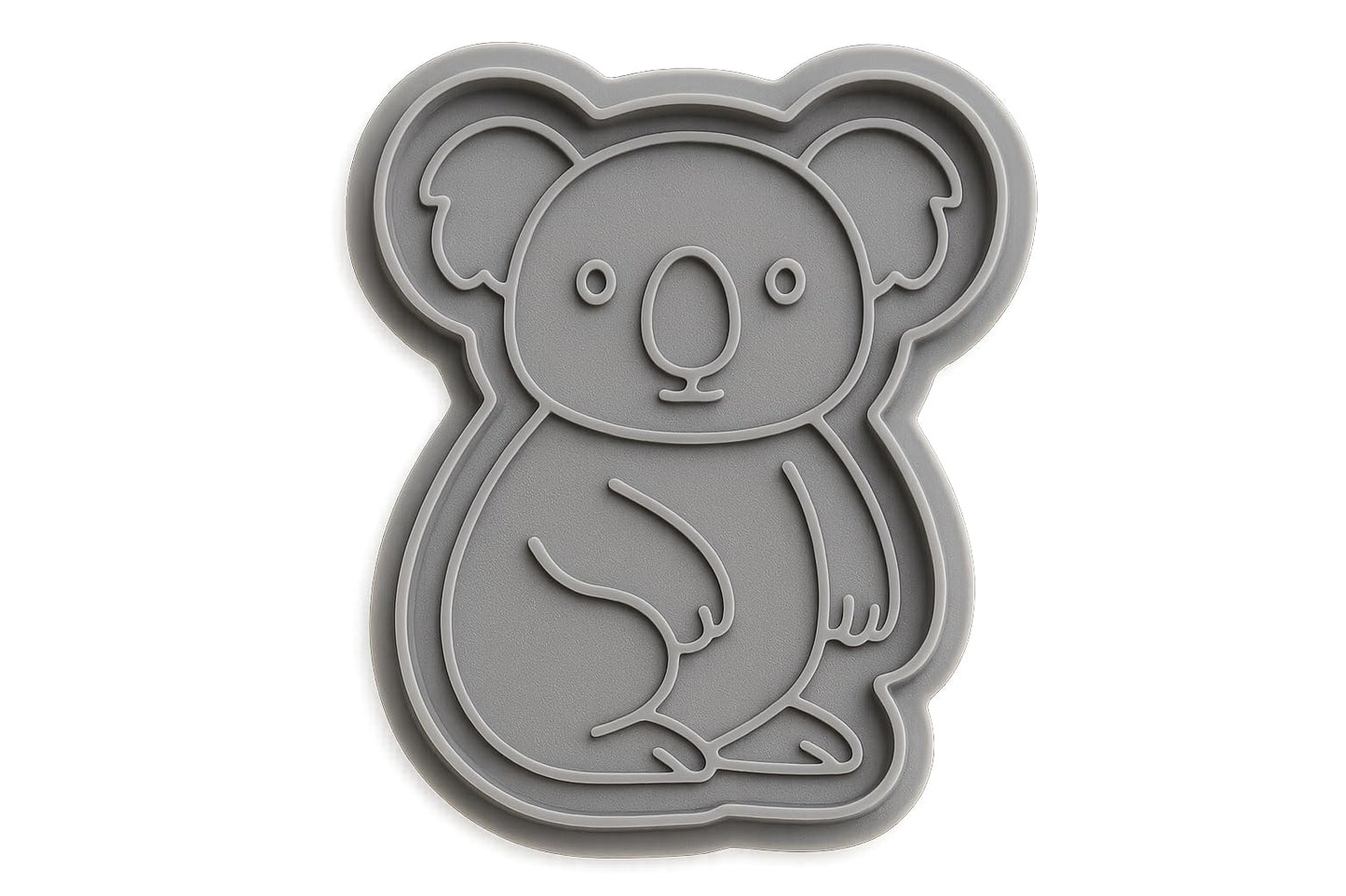 Curious Koala Cookie Cutter - 4x3.1" Fun Baking Design for Kids