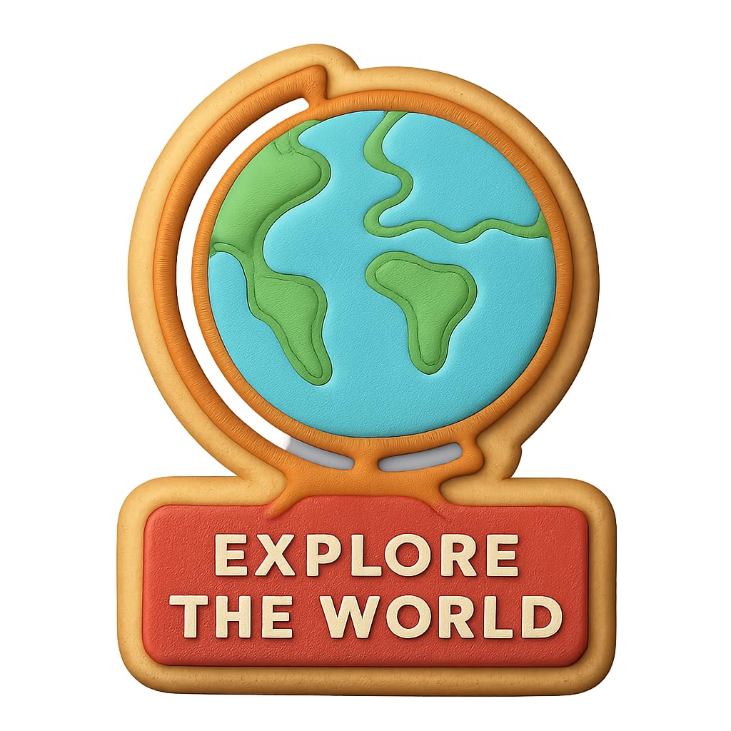 Explore the World Globe Cookie Cutter 4x5.3" Creative Baking Design