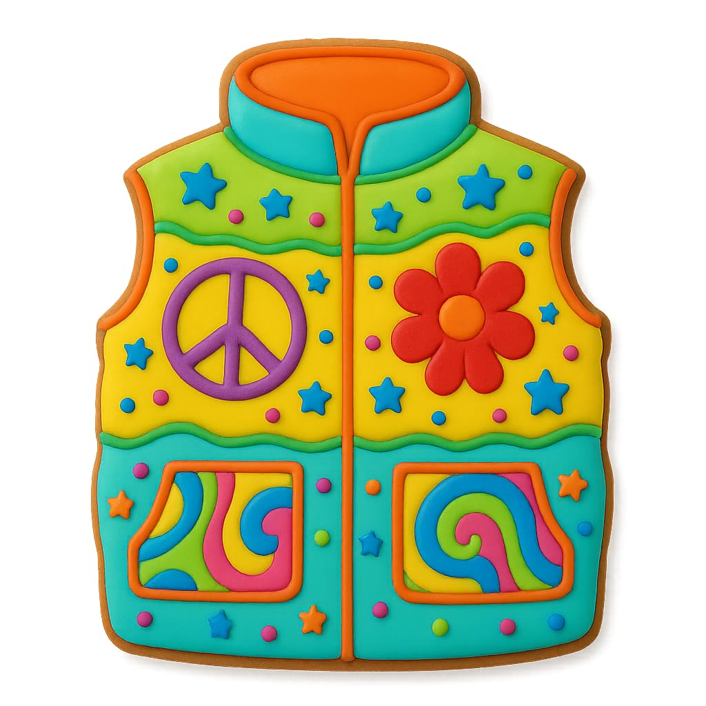 Sleeveless Puffer Vest Cookie Cutter 4x2.71" for Baking & Fondant Clay Gifts