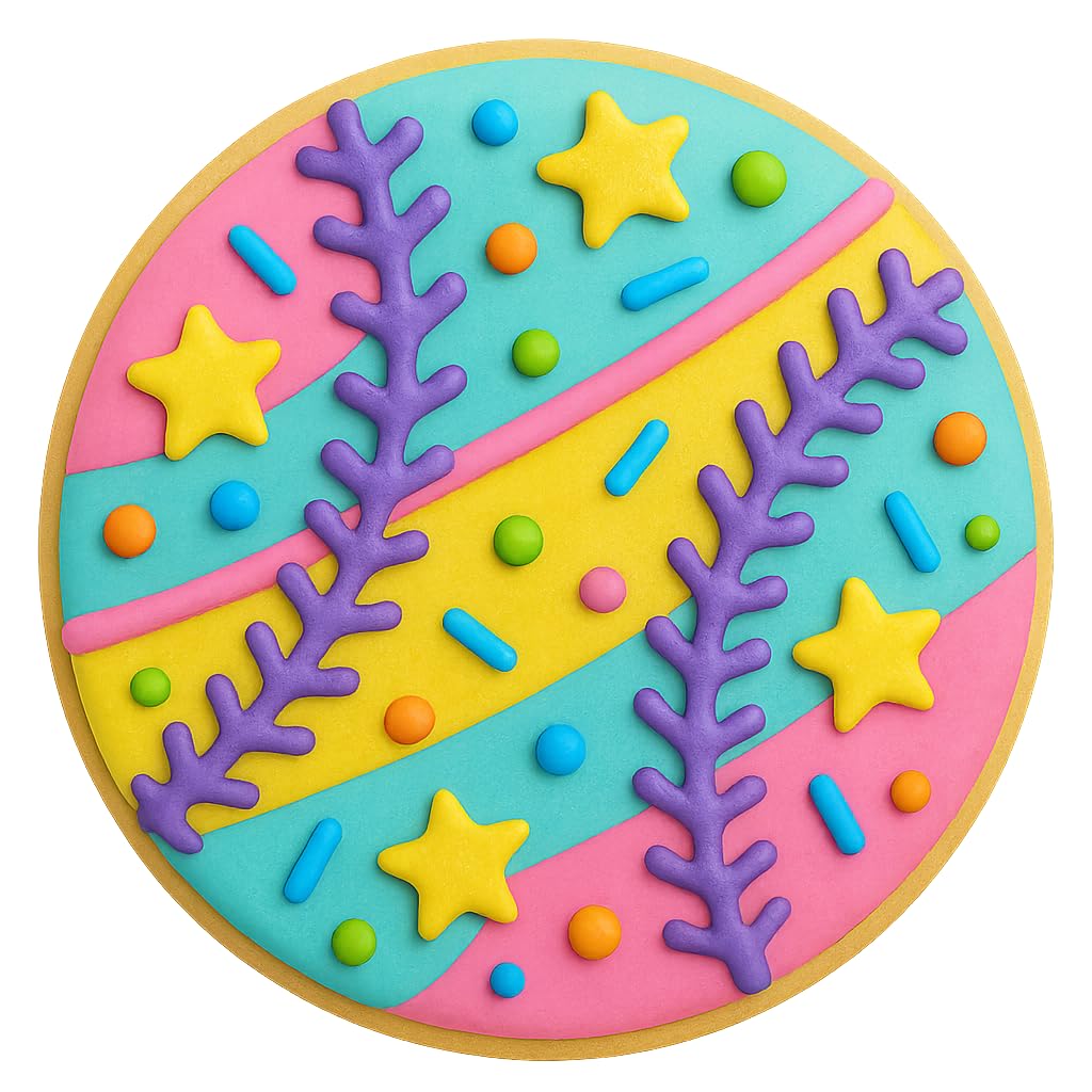 Baseball Cookie Cutters Trio (4", 3", 2") - Ideal for Sports-Themed Baking, Ballpark Celebrations, and Kids' Parties (Random Colors)