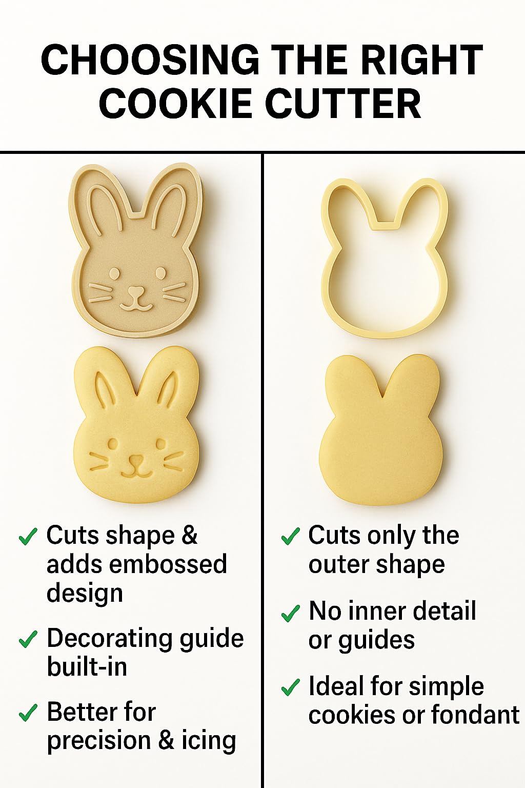 Mighty Gadget Holy Jesus Cookie Cutter & Stamp - 4x3" Blessed Image for Faith-Based Treats (Random Color)