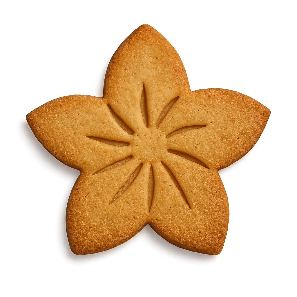 Frangipani Plumeria Flower Cookie Cutter 3.75x3.5" for Baking Fondant Clay