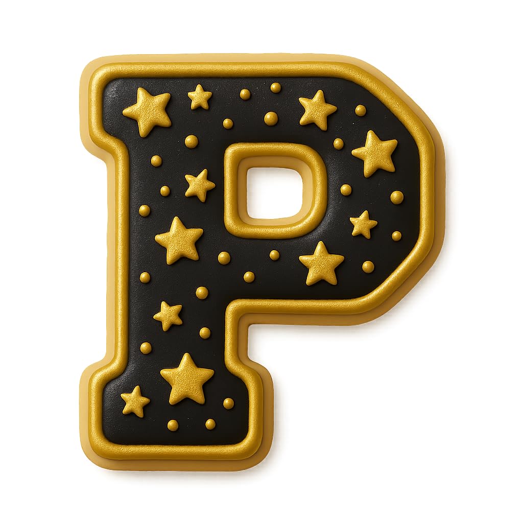 3" Varsity Letter P Cookie Cutter