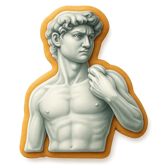 Renaissance Statue Bust Cookie Cutter - 4x3.47" Premium Artistic Baking