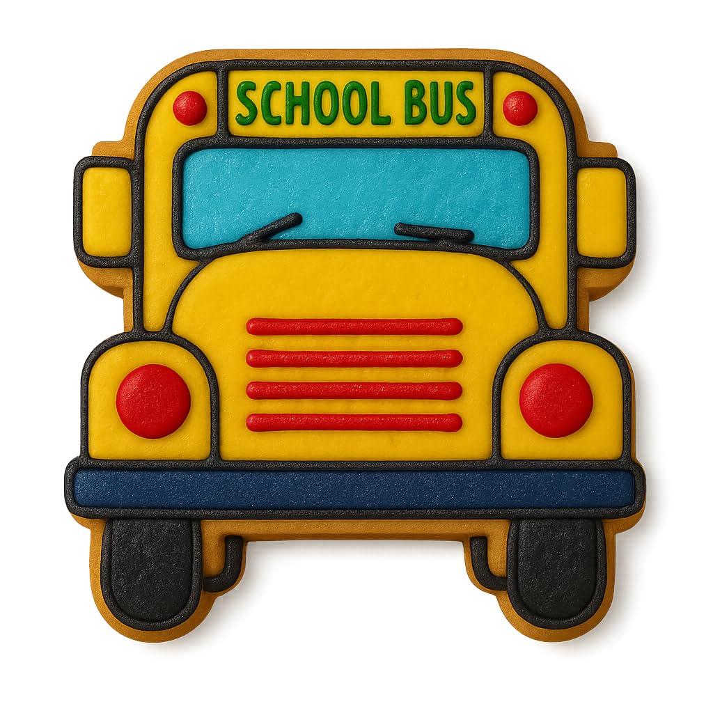 Classic School Bus Cookie Cutter - 4'