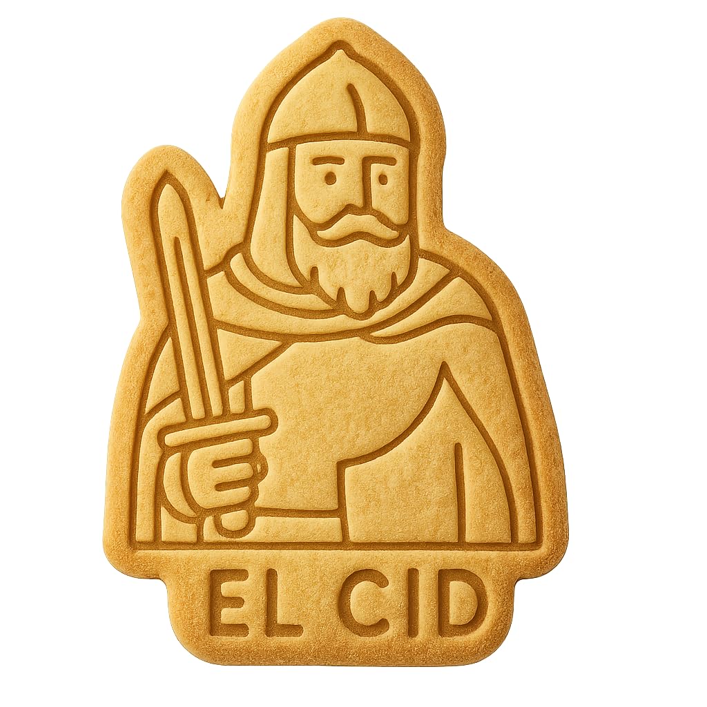 El Cid Warrior Cookie Cutter - 4x2.89" Premium Heroic Design Baking Tool
