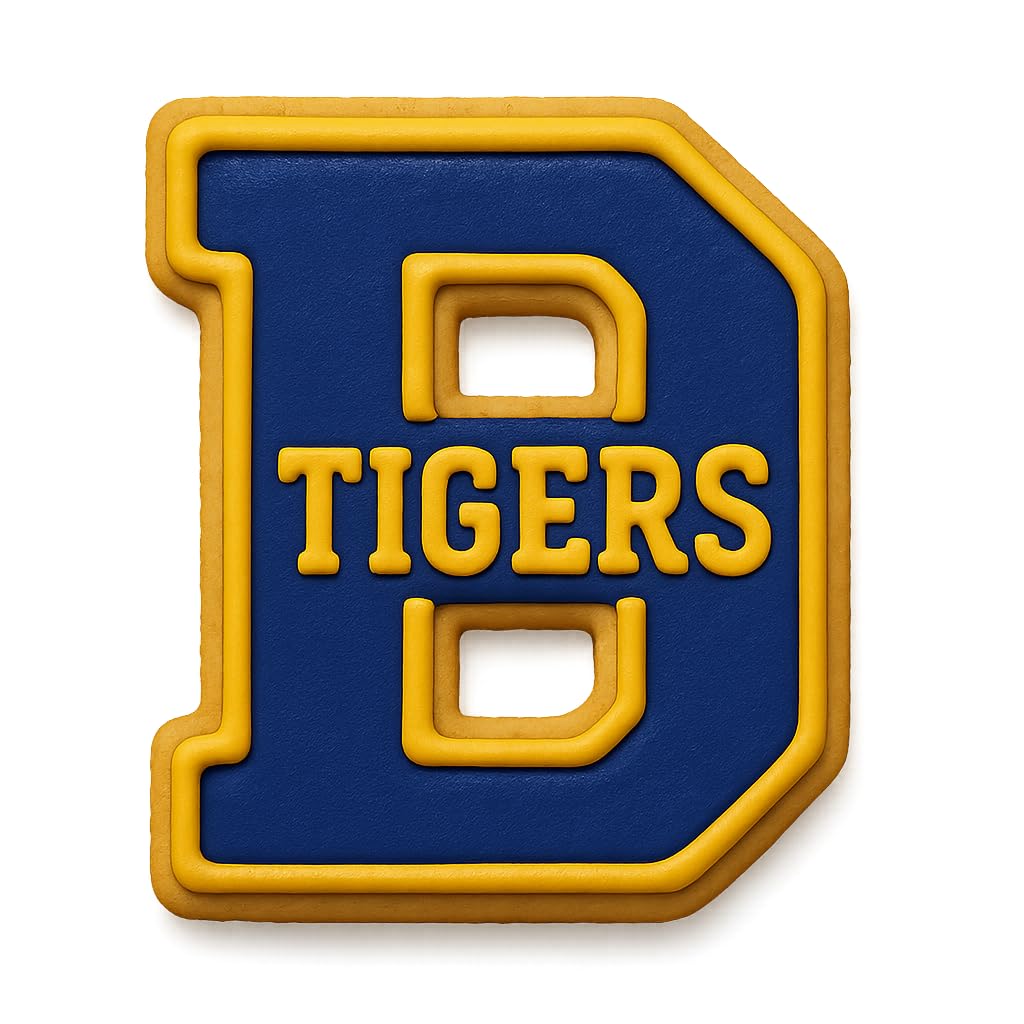 3" Varsity Letter D Cookie Cutter