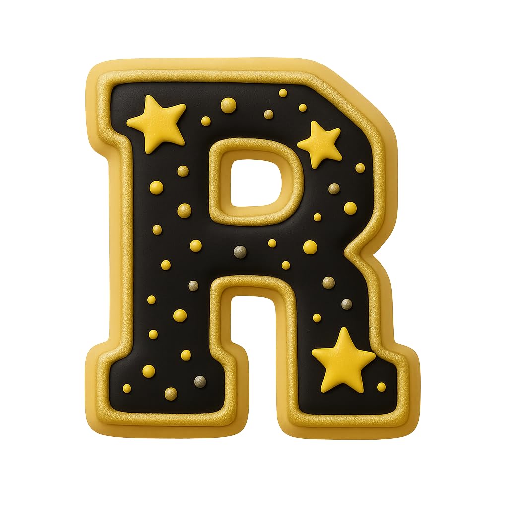 Mighty Gadget 4 inches Varsity Letters Cookie Cutters