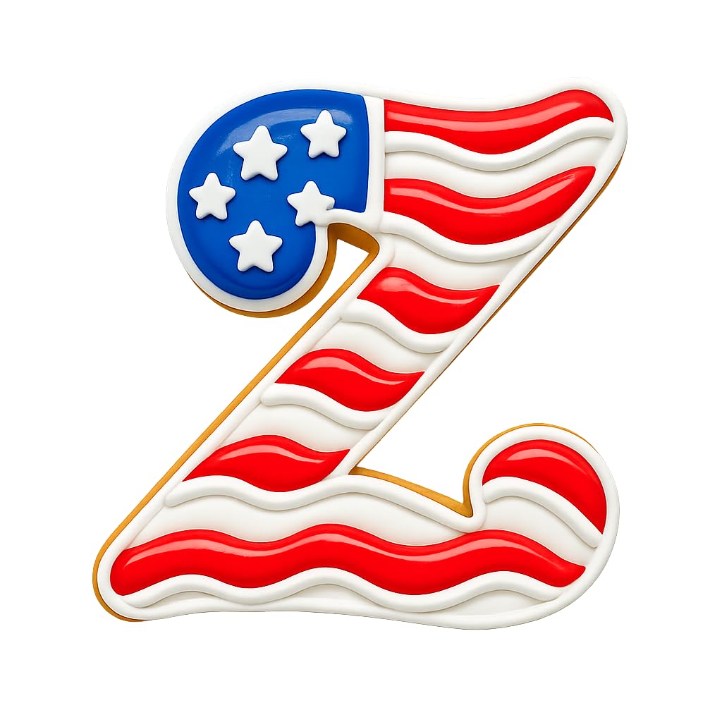 Cursive Letter Z Cookie Cutter