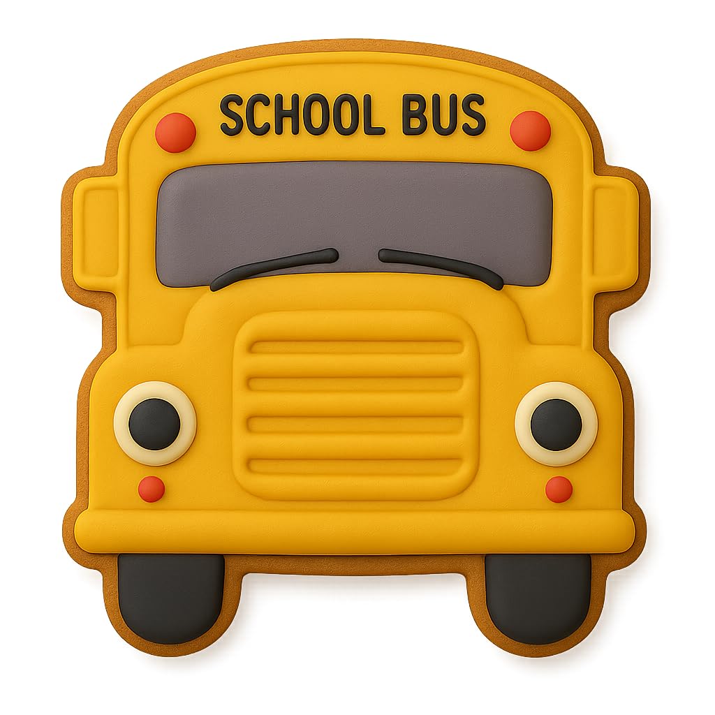 Classic School Bus Cookie Cutter - 4'