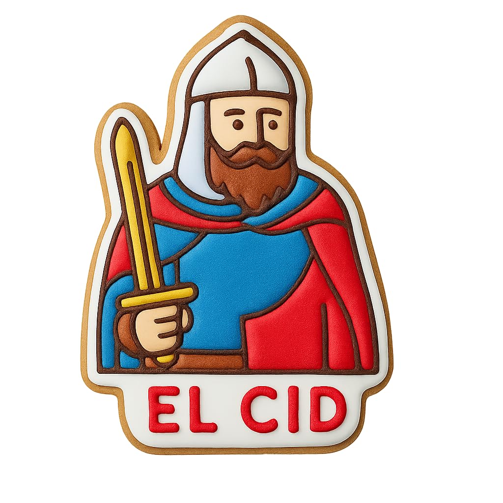 El Cid Warrior Cookie Cutter - 4x2.89" Premium Heroic Design Baking Tool