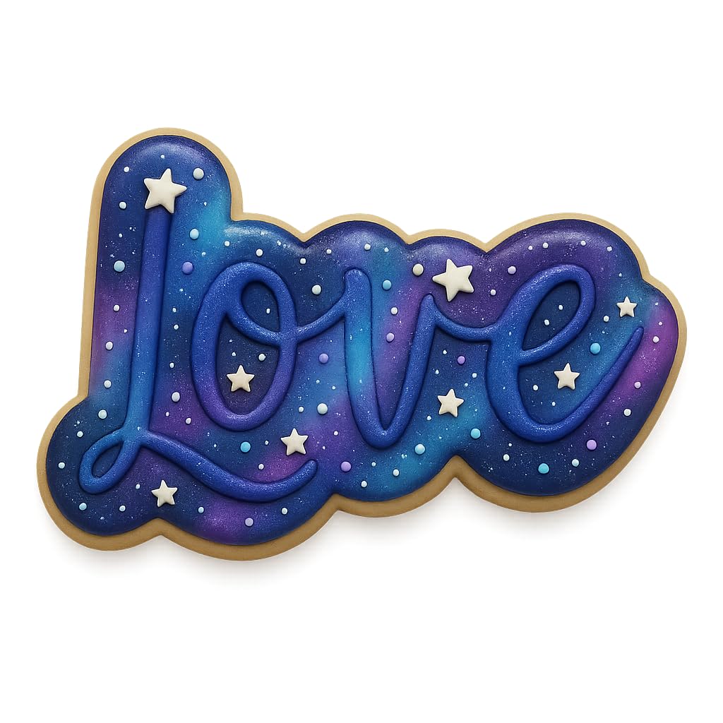 Decorative Love Cookie Cutter 4x3.14" for Baking & Fondant Clay Gifts Kitchen