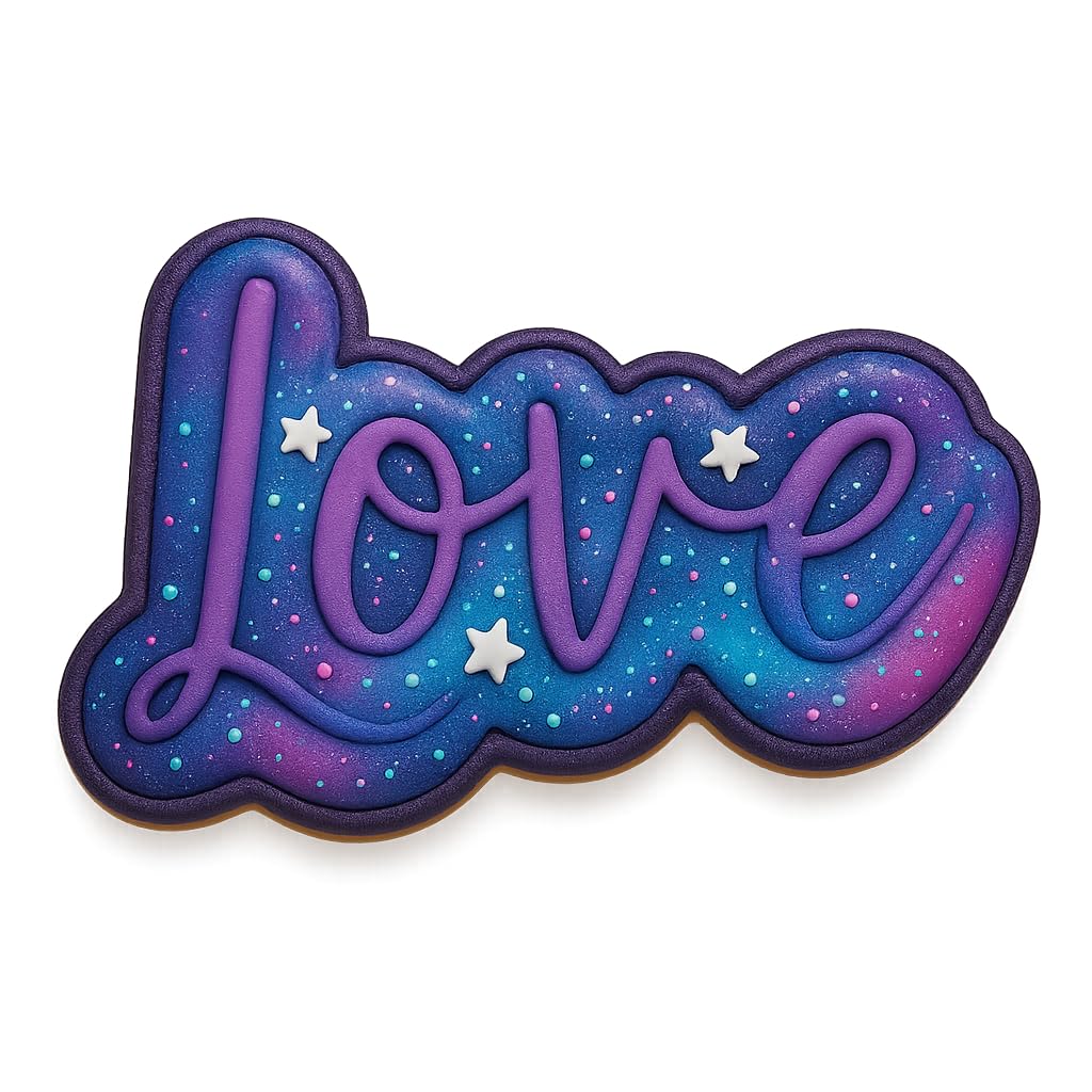 Decorative Love Cookie Cutter 4x3.14" for Baking & Fondant Clay Gifts Kitchen