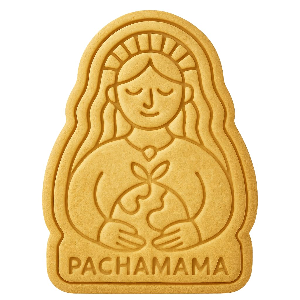 Pachamama Earth Goddess Cookie Cutter - 4x2.9" Creative Baking Fun