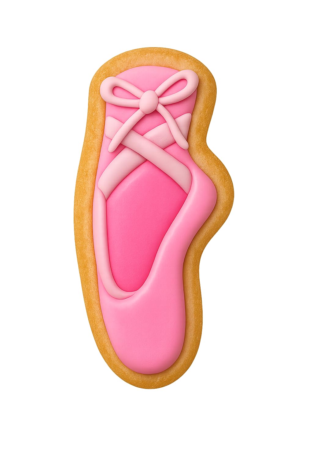 Ballet Shoe Cookie Cutter - 4x1.8" Elegant Dance Kitchen Baking Tool