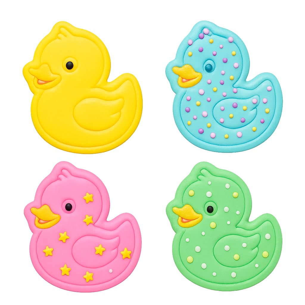Baby Duck Cookie Cutter & Stamp 4x3.69" for Baking & Fondant Clay Embosser