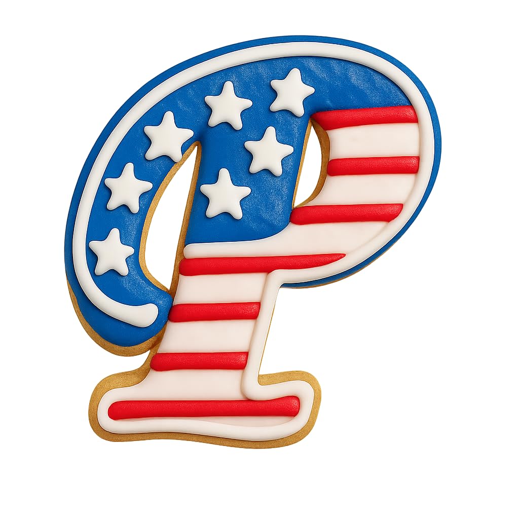 Cursive Letter P Cookie Cutter