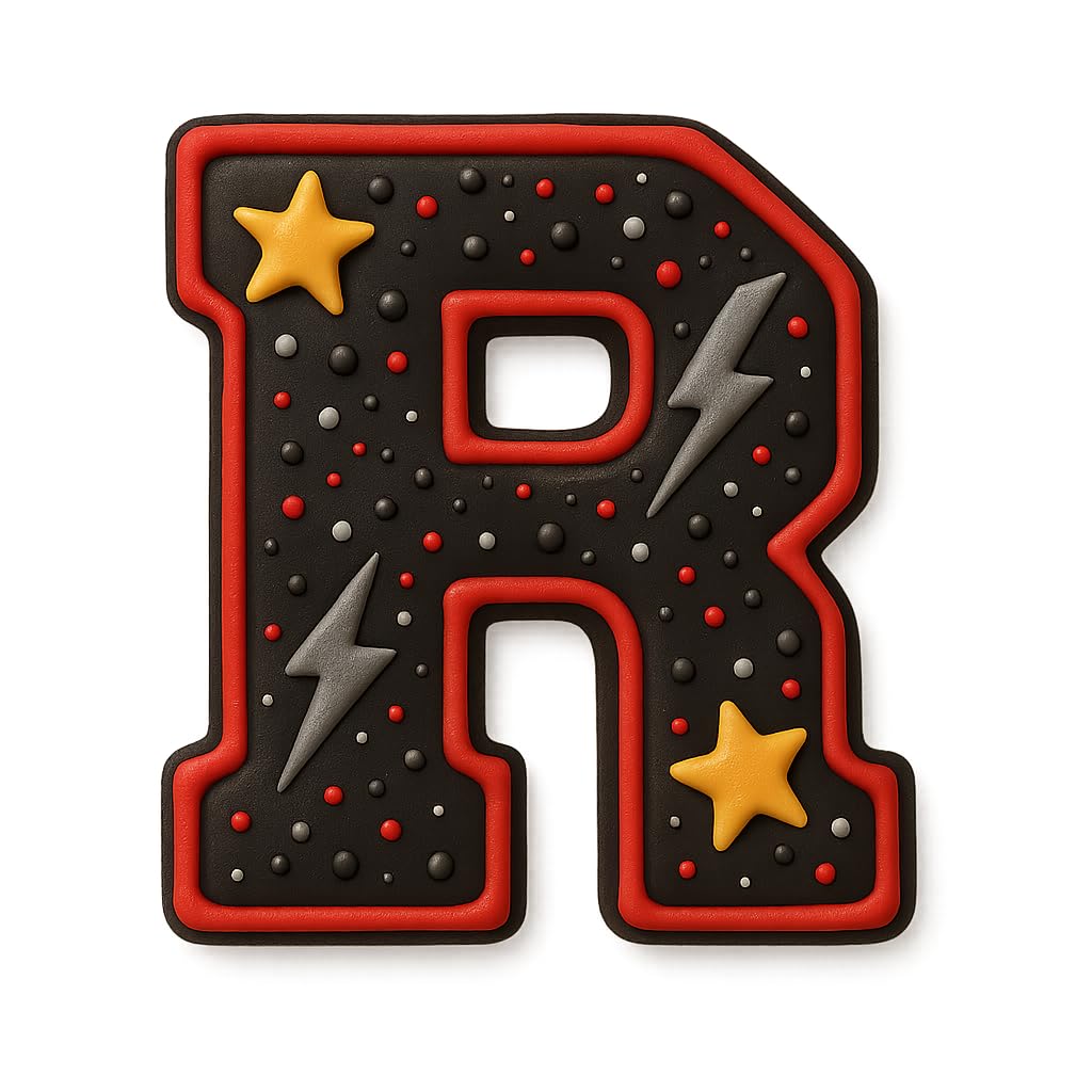 3" Varsity Letter R Cookie Cutter