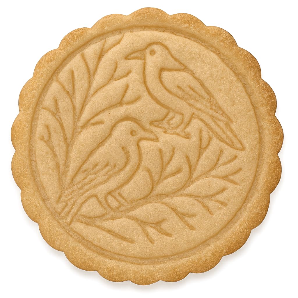 Mighty Gadget Raven and Tree Cookie Cutter & Stamp - 4x4" Intricate Pattern for Nature Enthusiasts (Random Color)