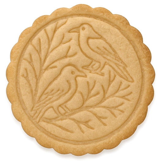 Raven and Tree Cookie Cutter & Stamp 4x4" for Baking & Fondant Clay Embosser