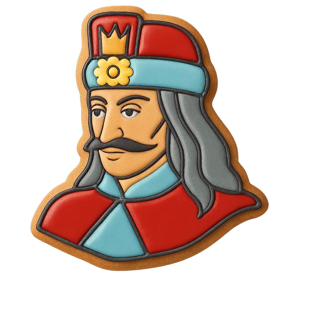 Vlad III Drăculea Cookie Cutter - 4x3.4" Premium Vampire Baking Fun