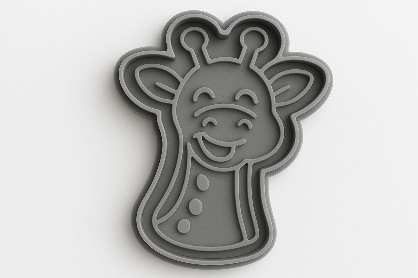Giggling Giraffe Cookie Cutter - 4x3" Fun Kitchen Baking Design