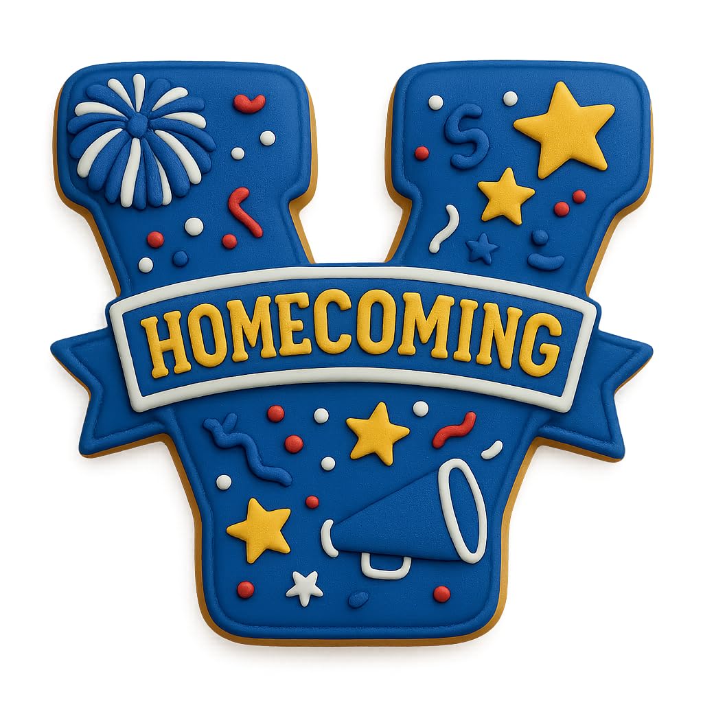 Mighty Gadget 3 inches Varsity Letters Cookie Cutters