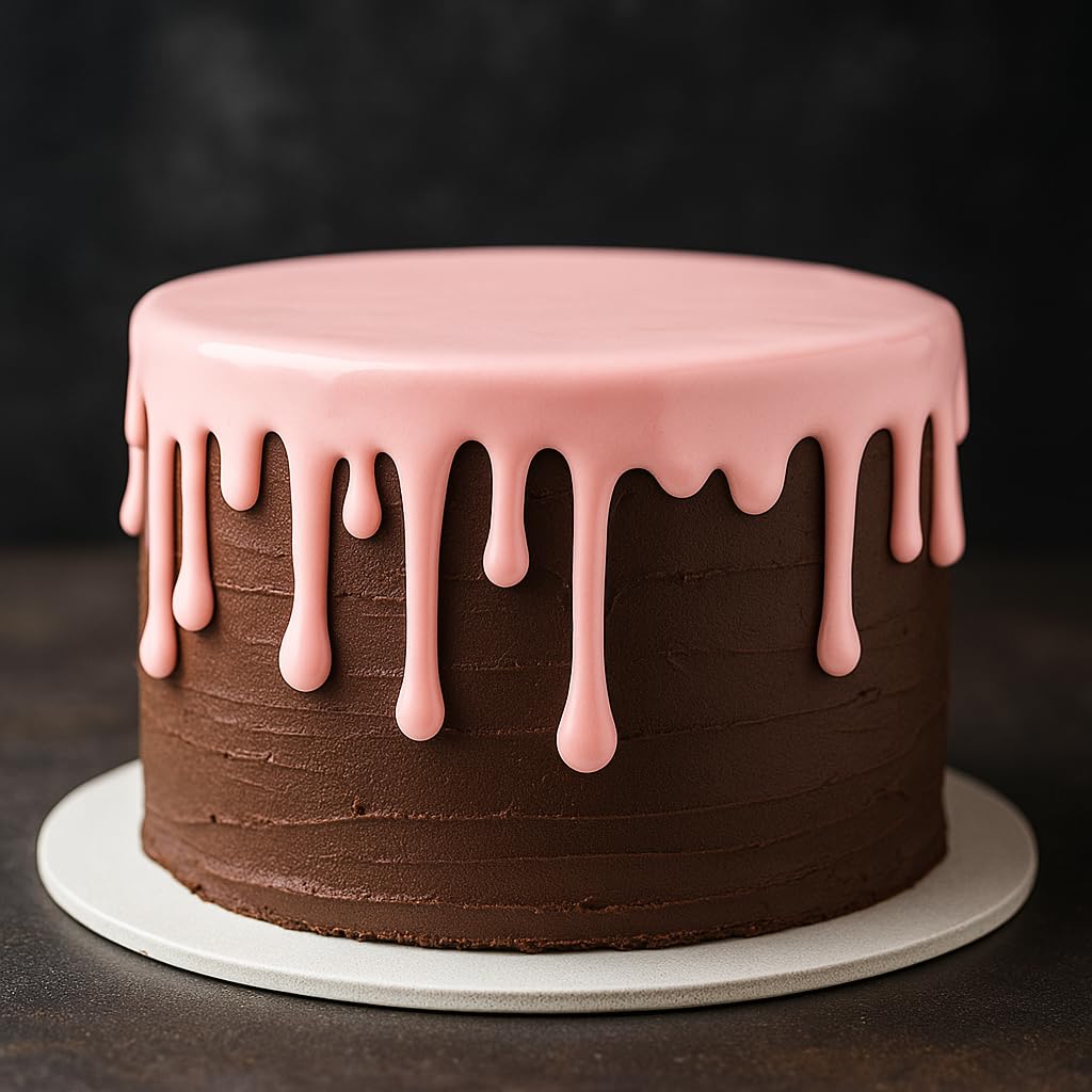 Mighty Gadget Dripping Shape Fondant Cutter (Style 2) 6x2.52" Cake Drip Border & Icing Edge Mold (Random Color)