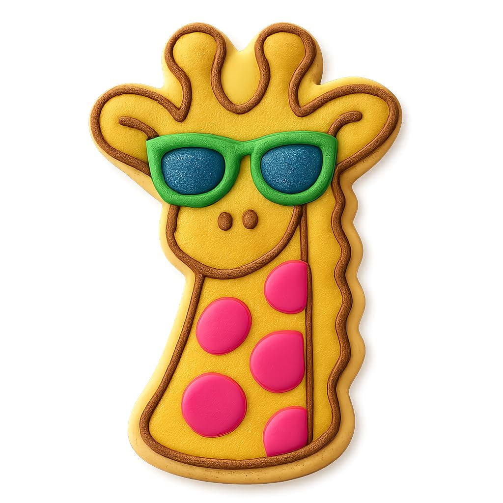 Groovy Giraffe Cookie Cutter 333-2x4" Fun Kitchen Baking Party Tool
