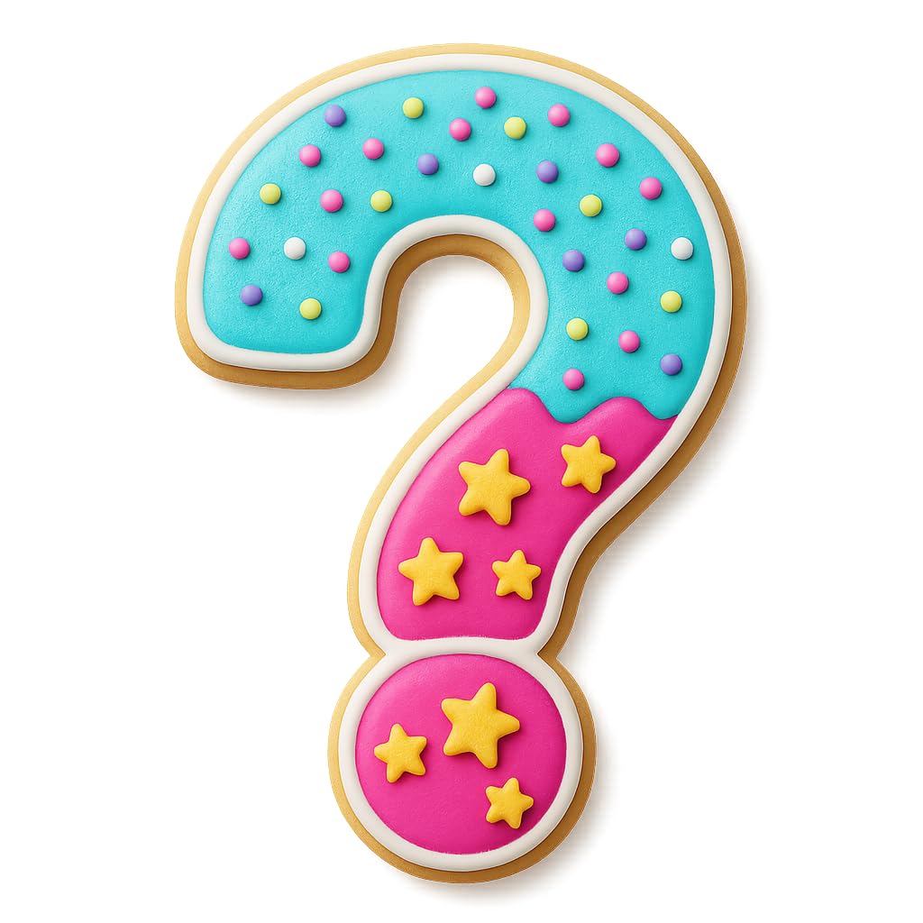 Question Mark Cookie Cutter – 4x2.59" Punctuation Shape for Mystery & Game Night Treats (Random Color)