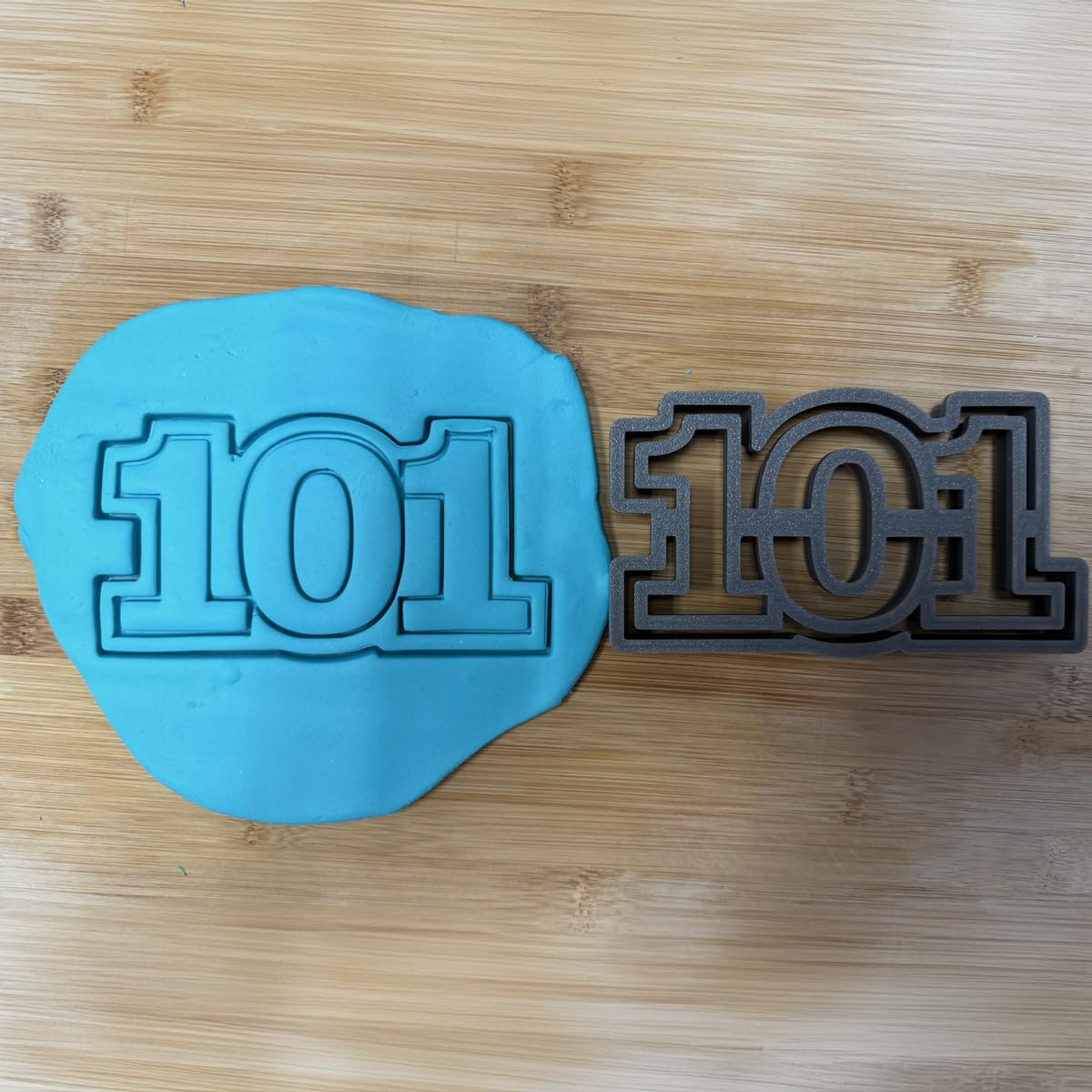 101 cookie cutter - Perfect for Milestone Celebrations (3x5.5") Made in the USA by Mighty Gadget