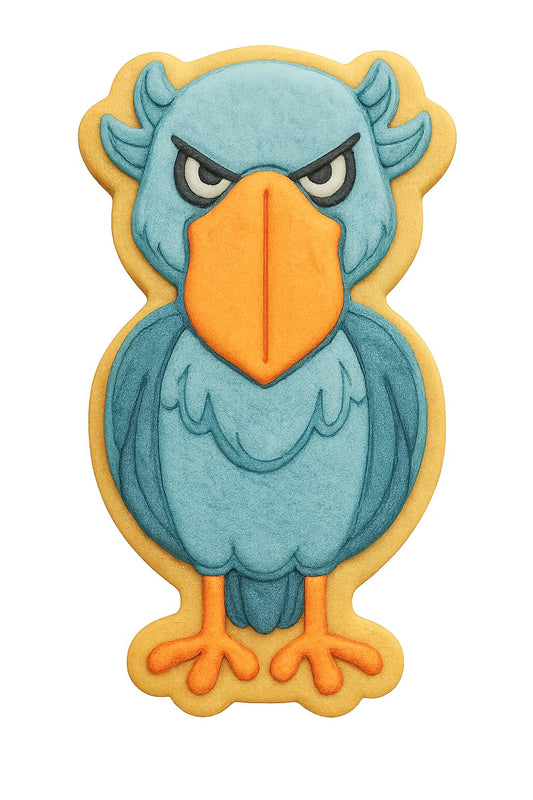 Shoebill Bird Cookie Cutter Front View S1 - 4x2.2" Creative Baking Fun