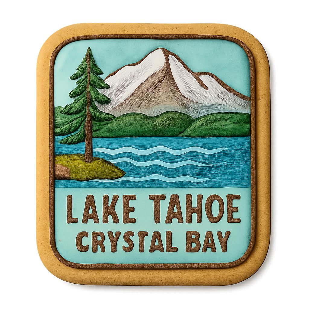 Lake Tahoe Scenic Cookie Cutter - 4x4" Premium Kitchen Design Baking